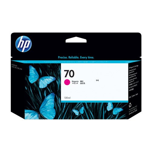 HP 70 MAGENTA INK 130ML C9453A FOR Z2100 3100 3200 - C9453A
