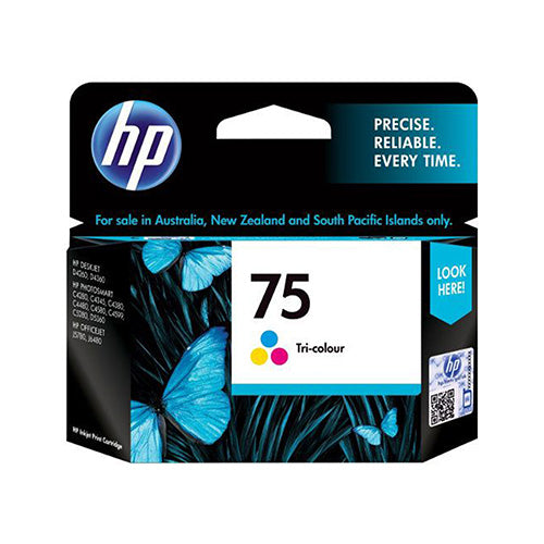 HP 75 TRI-COLOUR INK 170 PAGE YIELD FOR D5360 D4260 & D4360 - CB337WA