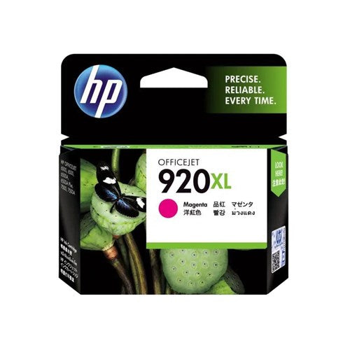 HP 920XL MAGENTA INK 700 PAGE YIELD FOR OJ 6000 & 6500 - CD973AA