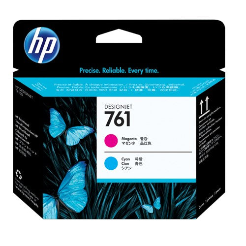 HP 761 MAGENTA AND CYAN PRINTHEAD FOR DESIGNJET T7100 - CH646A