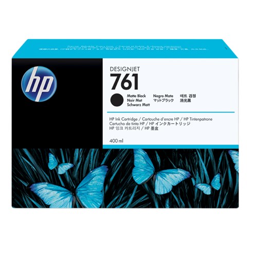 HP 761 MATTE BLACK 400 ML INK CARTRIDGE FOR DESIGNJET T7100 - CM991A