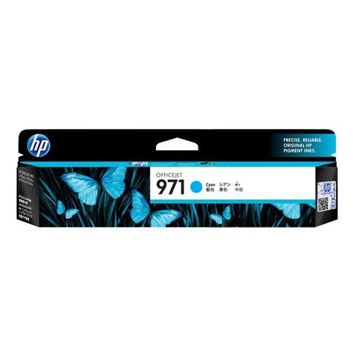 HP 971 CYAN INK CARTRIDGE 2.5K FOR OFFICEJET PRO X - CN622AA