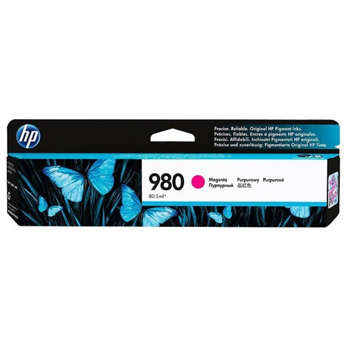 HP 980 D8J08A MAGENTA INK CART 6.6K PAGES - D8J08A