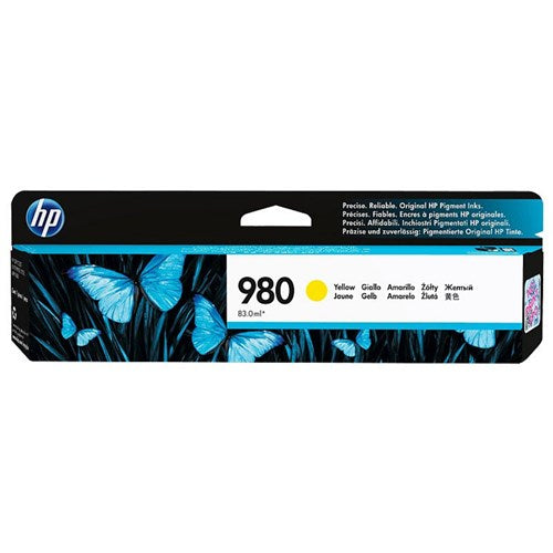 HP 980 D8J09A YELLOW INK CART 6.6K PAGES - D8J09A
