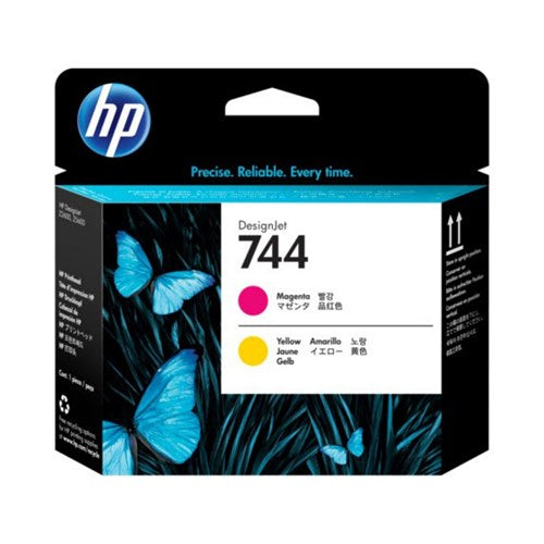 HP 744 MAGENTA AND YELLOW DESIGNJET PRINTHEAD - F9J87A