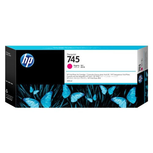 HP 745 300-ML MAGENTA DESIGNJET INK CARTRIDGE - F9K01A