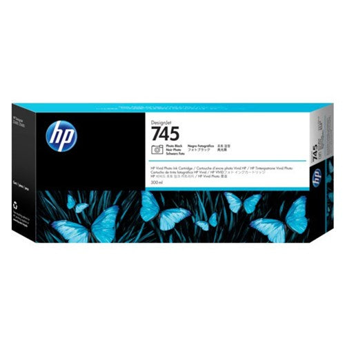HP 745 300-ML PHOTO BLACK DESIGNJET INK CARTRIDGE - F9K04A
