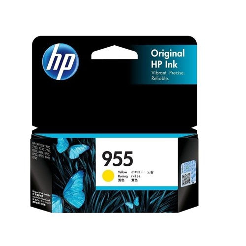 HP 955 YELLOW ORIGINAL INKCRTG 700 PAGES PAGEWIDE PRO577DW - L0S57AA