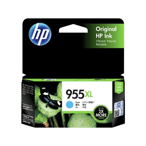 HP 955XL CYAN ORIGINAL INKCRTG 1.6K PAGEWIDE PRO 577DW - L0S63AA