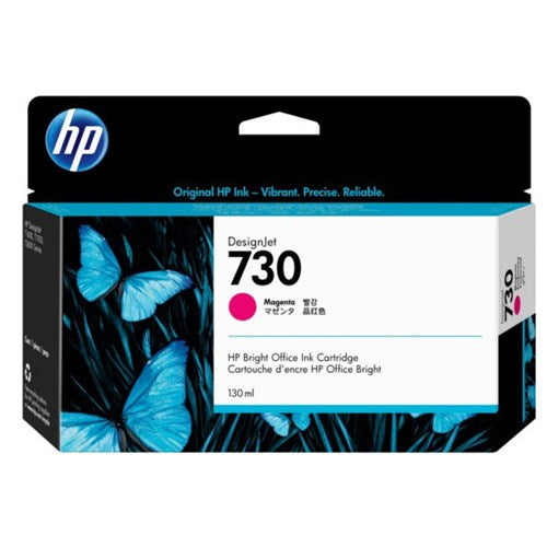 HP 730 130-ML MAGENTA DESIGNJET INK CARTRIDGE - P2V63A