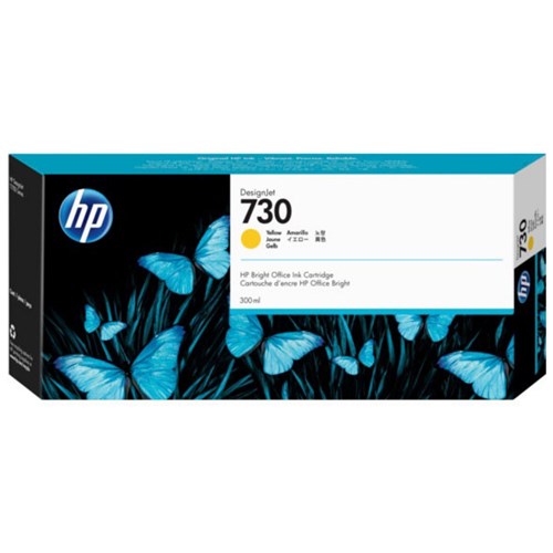 HP 730 300-ML YELLOW DESIGNJET INK CARTRIDGE - P2V70A