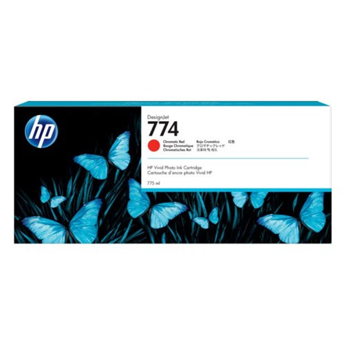 HP 774 775-ML CHROMATIC RED DESIGNJET INK CARTRIDGE FOR Z6810 - P2W02A