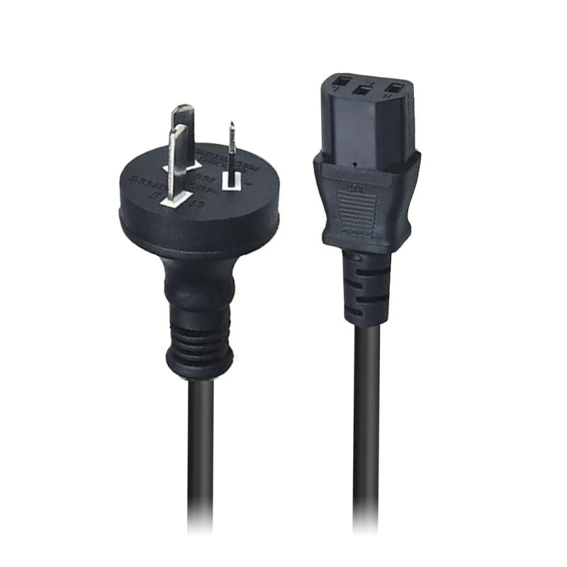 Saussie Socket Plug Lindy 1m 3-Pin to C13 Socket - Aussie Toner
