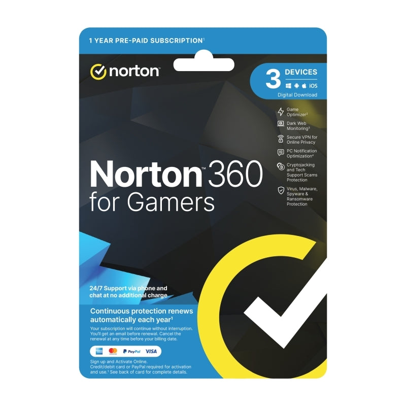 NORTON Routers - Wireless - Modems Brand Model NORTON360 Gamer 50G 1U