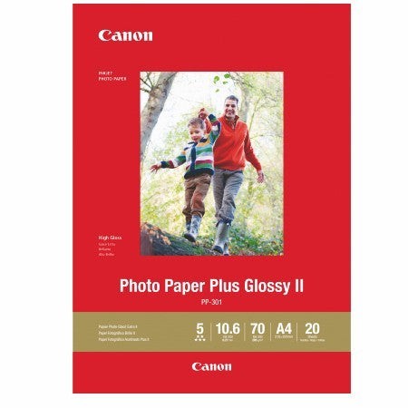PP-301S Q3.5IN.20 AM/OC PHOTO PAPER PLUS GLOSSY II PP-301 - PP-301S