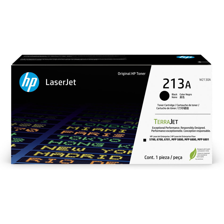 HP #213A Black Toner W2130A