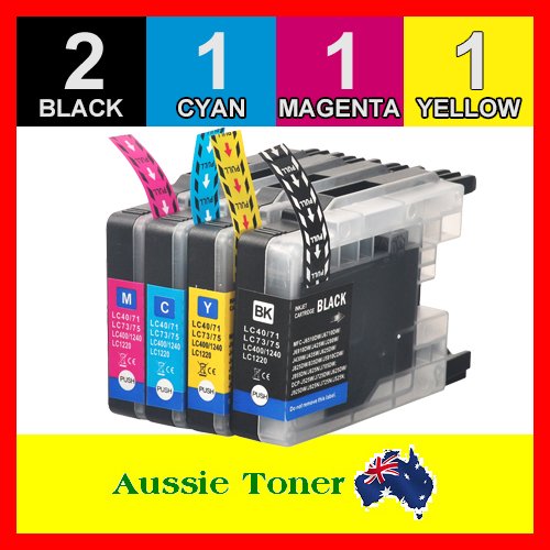 5 Pack LC-73 LC73 Compatible Ink (2BK,1C,1M,1Y) for Brother DCP J525DW J525W J725DW J925DW MFC J430W J432W J5910DW J625DW J6510DW J6710DW J6910DW J825DW