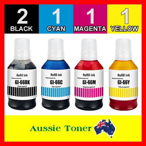 5 Pack GI-66 GI66 Compatible Ink (2BK,1C,1M,1Y) for Canon GX6060 GX7060
