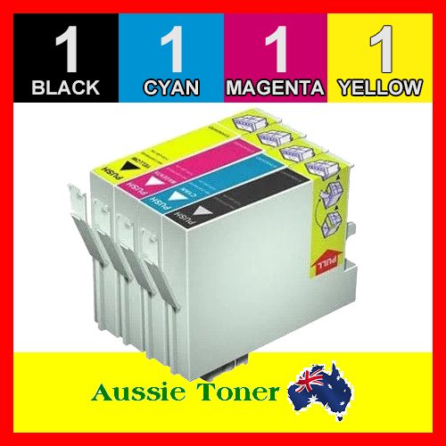 4 Pack T0561 T0562 T0563 T0564 Compatible Ink (1BK,1C,1M,1Y) for Epson Stylus Photo R250 Stylus Photo RX430 Stylus Photo RX530