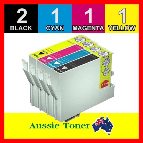 5 Pack T0621 T0632 T0633 T0634 Compatible Ink (2BK,1C,1M,1Y) for Epson Stylus C67 C87 C87+ CX3700 CX4100 CX4700 CX5700F