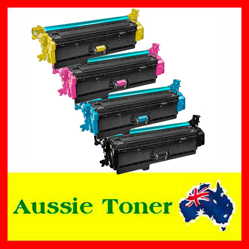 a Set BCMY 508X CF360X CF361X CF363X CF362X Compatible Toner Cartridge (12,500/9,500 (B/CMY) pages) for HP Color LaserJet Enterprise M552 M552dn M553 M553dn M553n M553x MFP M577 MFP M577dn MFP M577f MFP M577z