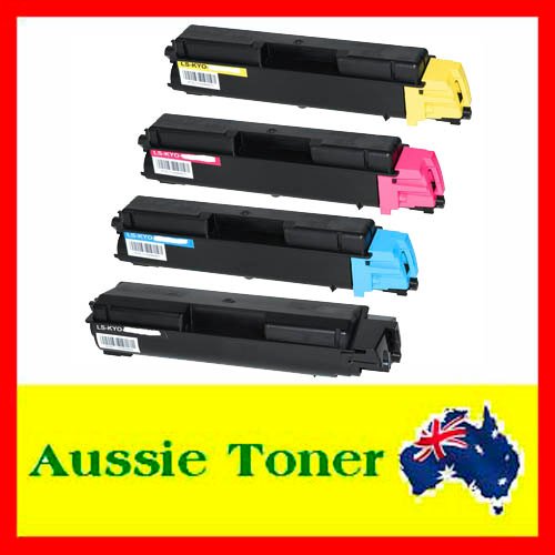 A Set BCMY TK-5164 TK5164K TK5164C TK5164M TK5164Y Non-Genuine Toner Cartridge (16,000/12,000 (B/CMY) Pages) for Kyocera P7040CDN