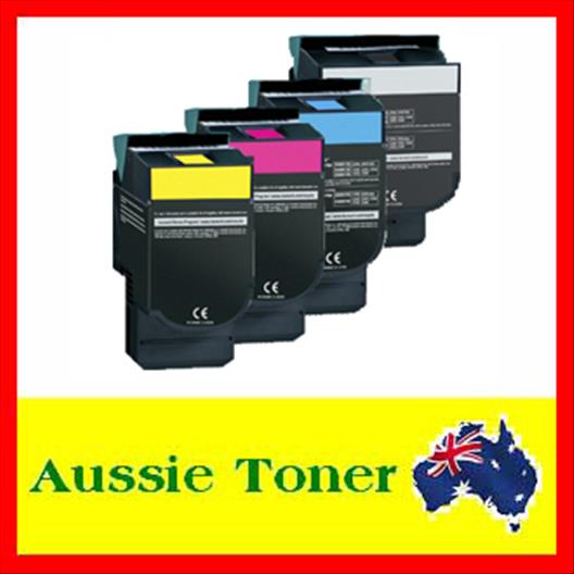 a Set BCMY C540H1KG C540H1CG C540H1MG C540H1YG Compatible Toner Cartridge (2,500/2,000 (B/CMY) pages) for Lexmark C540 C540N C543 C543DN C544 C544DN C544DTN C544DW C546DTN X543DN X544DN X544DTN X544DW X546DTN X548DE X548DTE