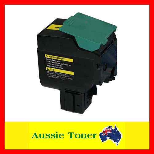 C540H1YG Yellow Compatible Toner Cartridge (2,000 pages) for Lexmark C540 C540N C543 C543DN C544 C544DN C544DTN C544DW C546DTN X543DN X544DN X544DTN X544DW X546DTN X548DE X548DTE