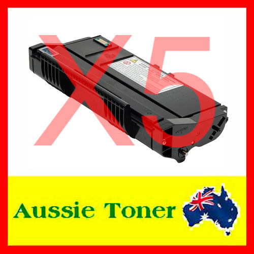 5 Pack 407167 TYPE-SP100LS Compatible Toner Cartridge (1,200 Pages) for Ricoh Lanier SP100 SP100E SP112