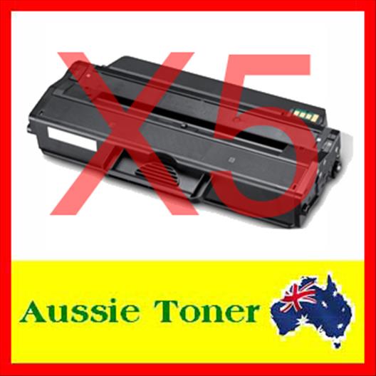 5-Pack MLT-D103L MLTD103L SU718A Compatible Toner Cartridge (2,500 Pages) for Samsung ML2950ND ML2955ND SCX4729FD