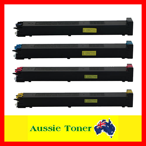 a Set BCMY MX23GTBA MX23GTCA MX23GTMA MX23GTYA Compatible Toner Cartridge (18,000/10,000 (BK/CMY) pages) for Sharp MX 2010U MX 2130U MX 2310U MX 2314N MX 2614N MX 3111U MX 3114N